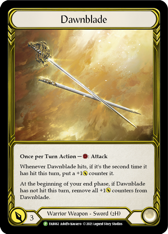 Dawnblade (Golden) [FAB062] (Promo)  Cold Foil | Chromatic Games