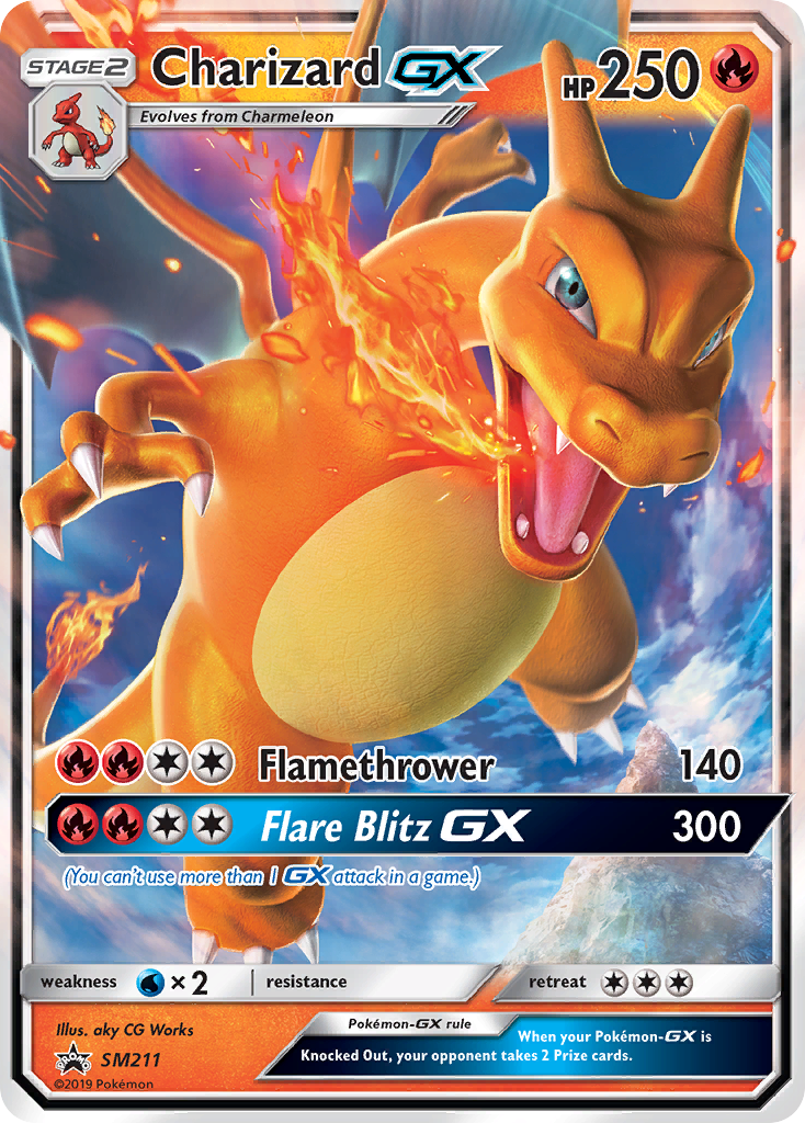 Charizard GX (SM211) [Sun & Moon: Black Star Promos] | Chromatic Games