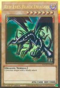 Red-Eyes Black Dragon [MAGO-EN003] Gold Rare | Chromatic Games