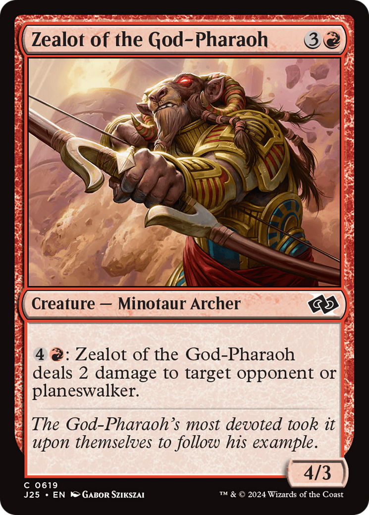 Zealot of the God-Pharaoh [Foundations Jumpstart] | Chromatic Games