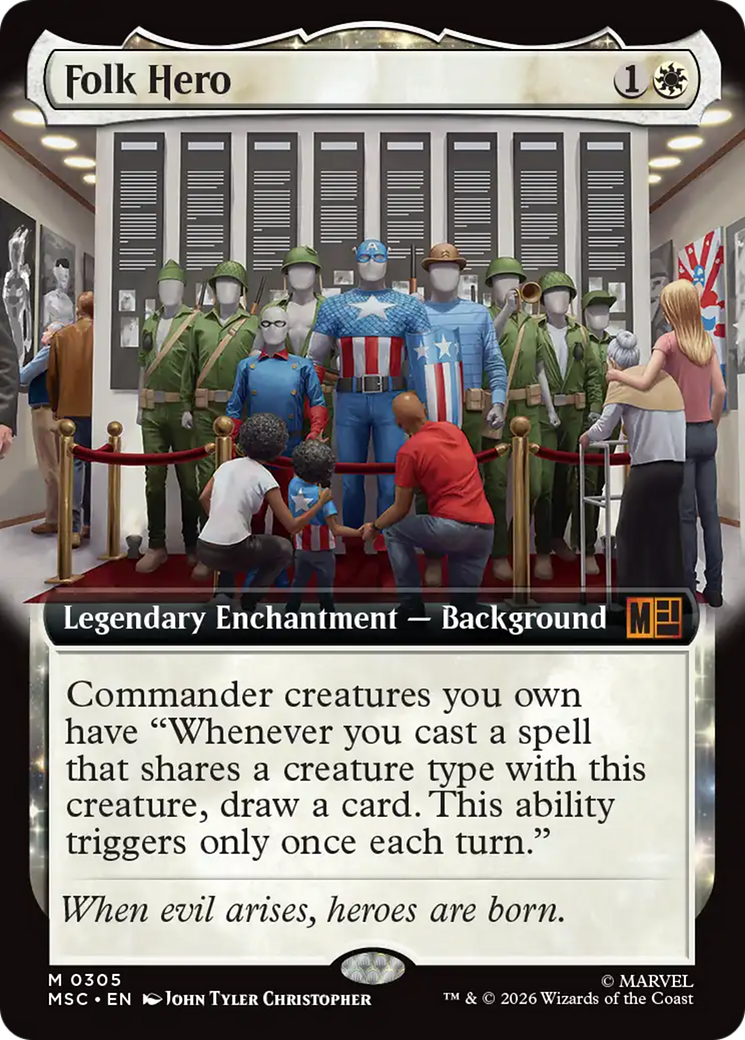 Folk Hero (Extended Art) [Marvel Super Heroes Commander] | Chromatic Games
