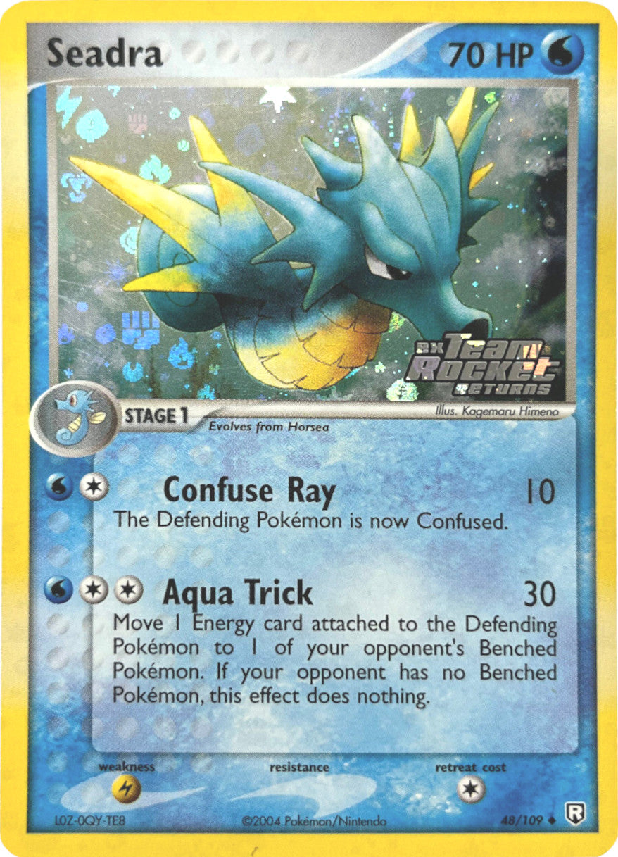 Seadra (48/109) (Stamped) [EX: Team Rocket Returns] | Chromatic Games