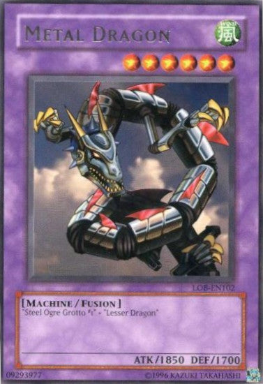 Metal Dragon [LOB-EN102] Rare | Chromatic Games