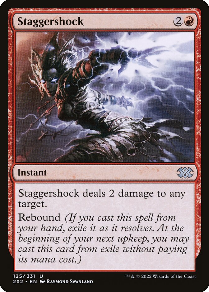 Staggershock 125/331 (Double Masters 2022)  - Foil | Chromatic Games
