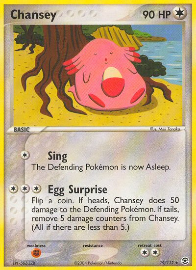 Chansey (19/112) [EX: FireRed & LeafGreen] | Chromatic Games