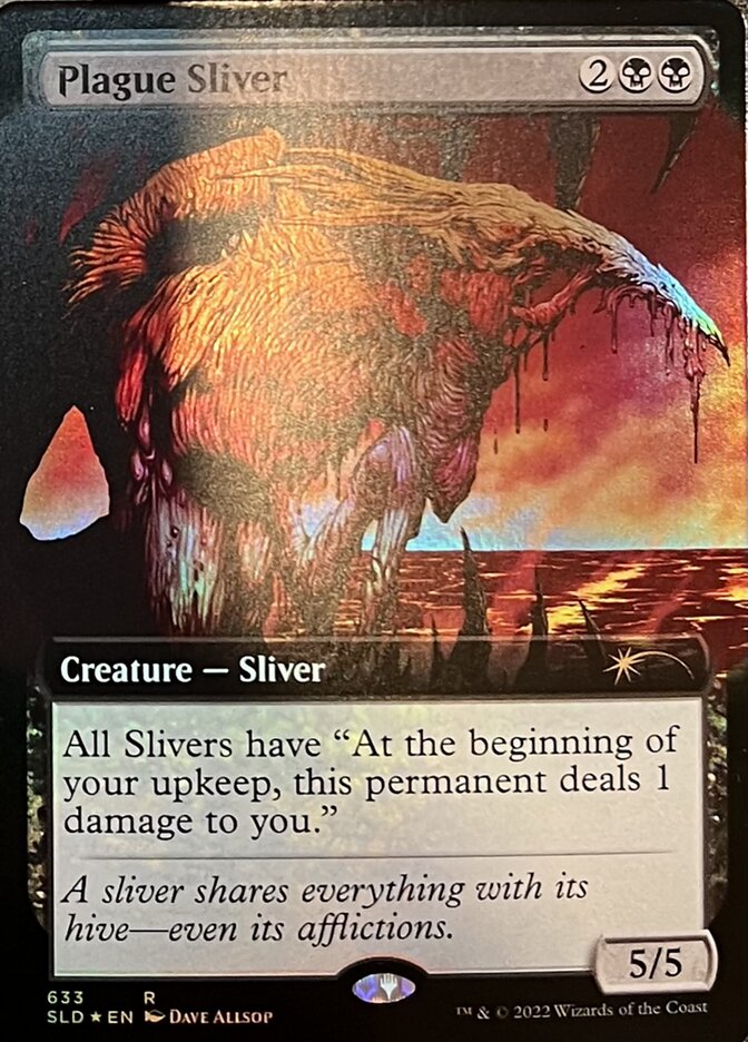 Plague Sliver (Extended Art) [Secret Lair Drop Promos] | Chromatic Games