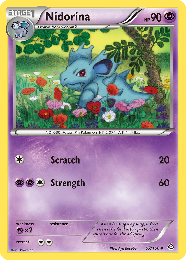 Nidorina (67/160) [XY: Primal Clash] | Chromatic Games