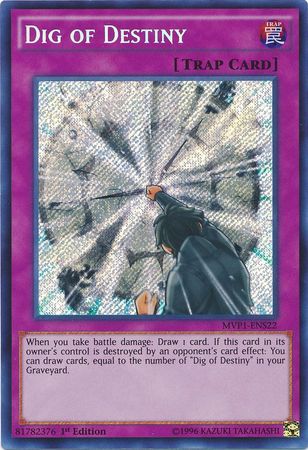 Dig of Destiny [MVP1-ENS22] Secret Rare | Chromatic Games