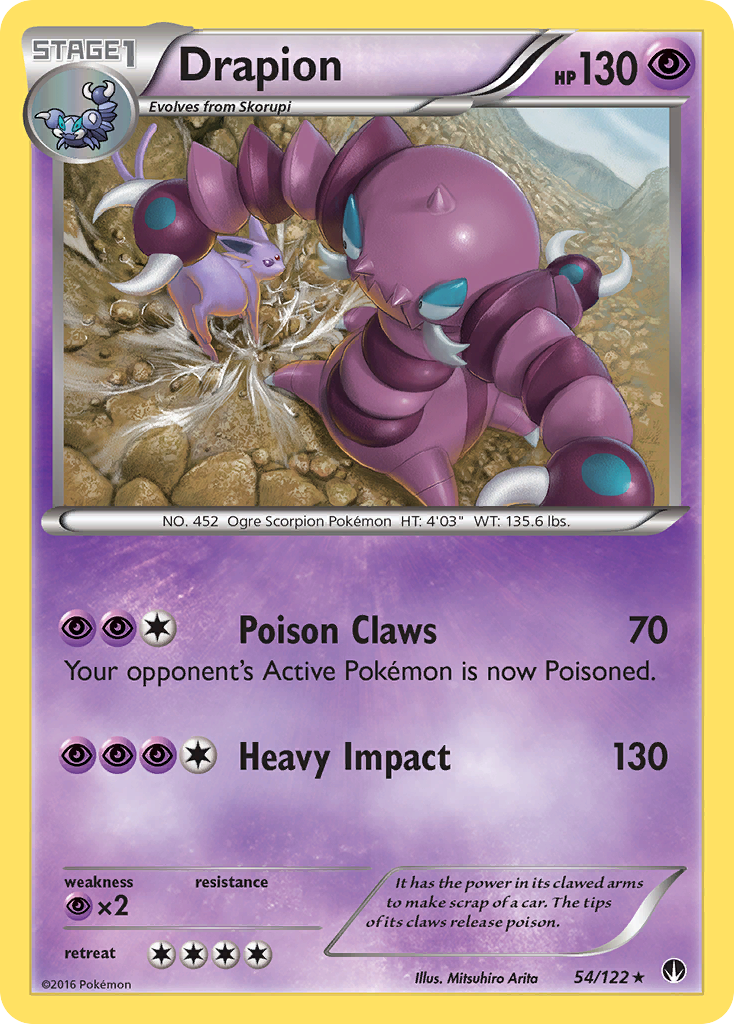 Drapion (54/122) [XY: BREAKpoint] | Chromatic Games