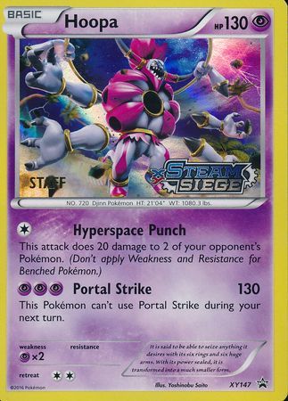 Hoopa (XY147) (Staff) [XY: Black Star Promos] | Chromatic Games