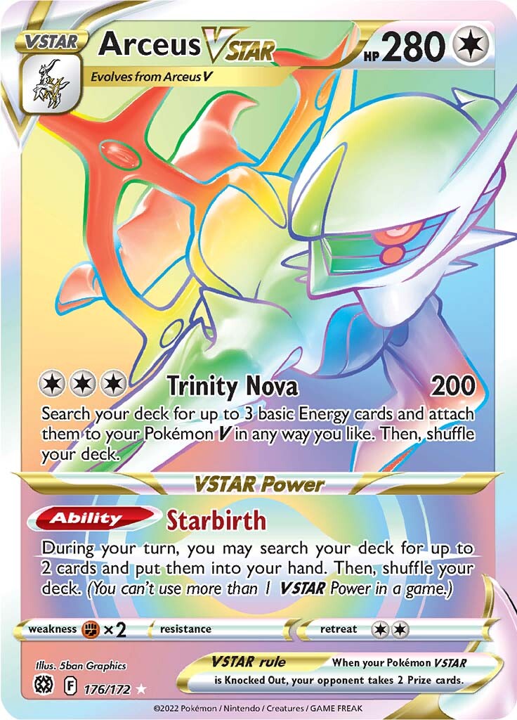 Arceus VSTAR (176/172) [Sword & Shield: Brilliant Stars] | Chromatic Games