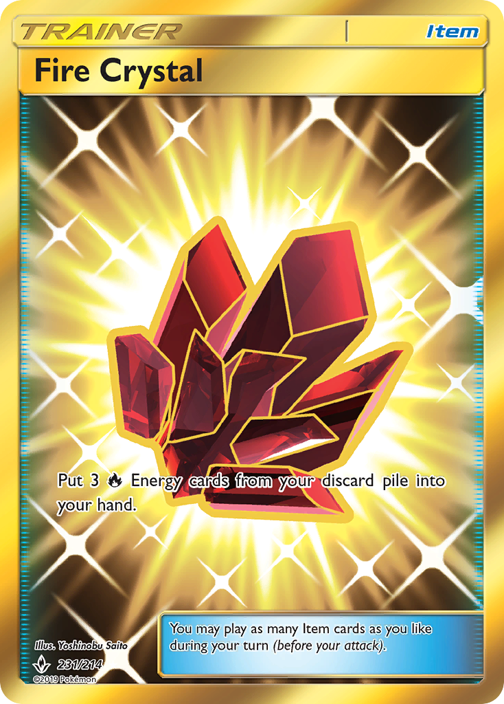 Fire Crystal (231/214) [Sun & Moon: Unbroken Bonds] | Chromatic Games