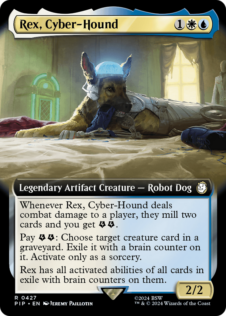 Rex, Cyber-Hound (Extended Art) [Fallout] | Chromatic Games