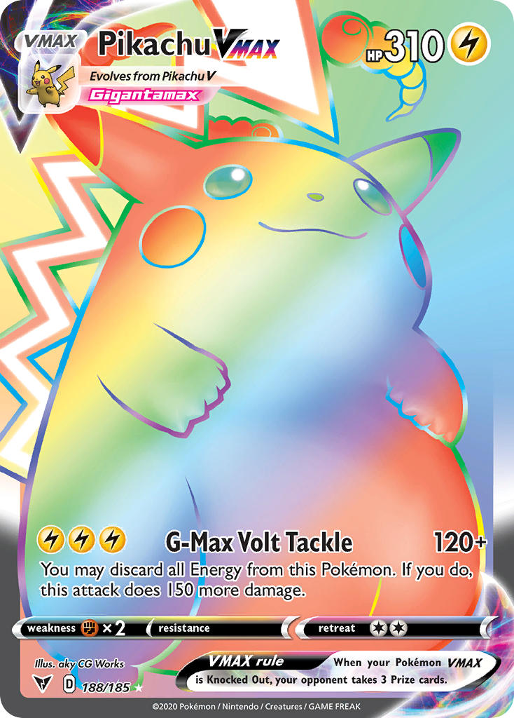 Pikachu VMAX (188/185) [Sword & Shield: Vivid Voltage] | Chromatic Games