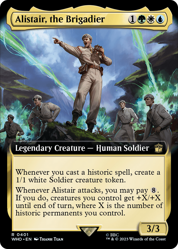 Alistair, the Brigadier (Extended Art) [Doctor Who] | Chromatic Games