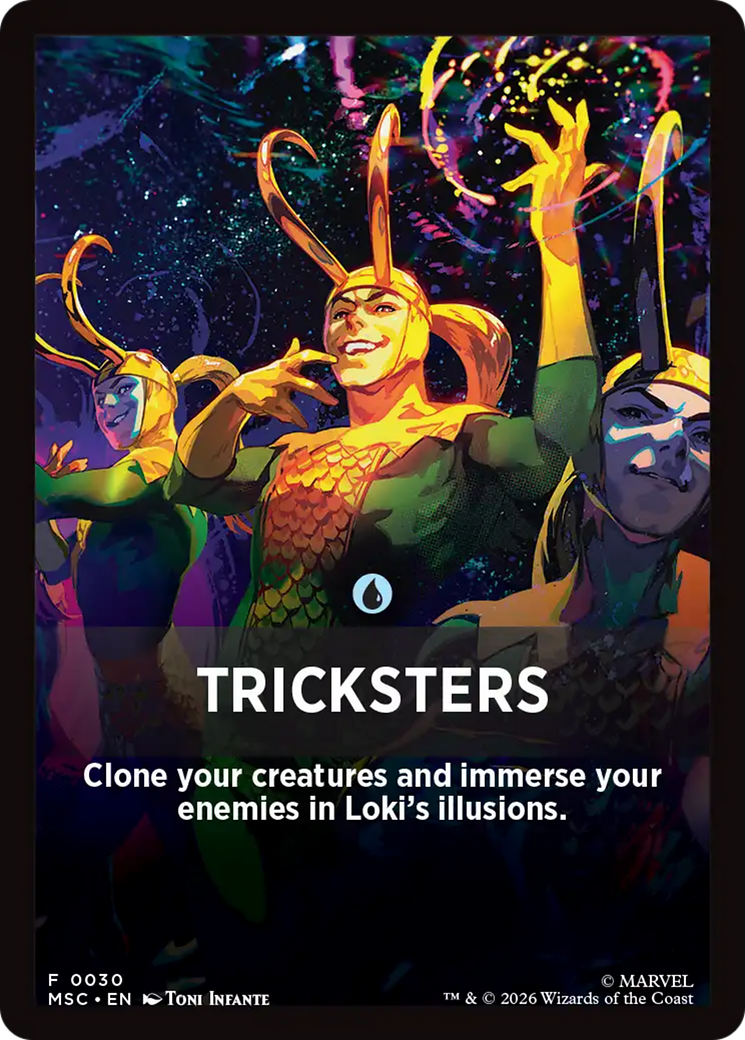 Tricksters Theme Card [Marvel Super Heroes Commander] | Chromatic Games