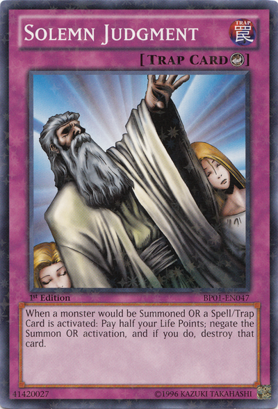 Solemn Judgment [BP01-EN047] Starfoil Rare | Chromatic Games