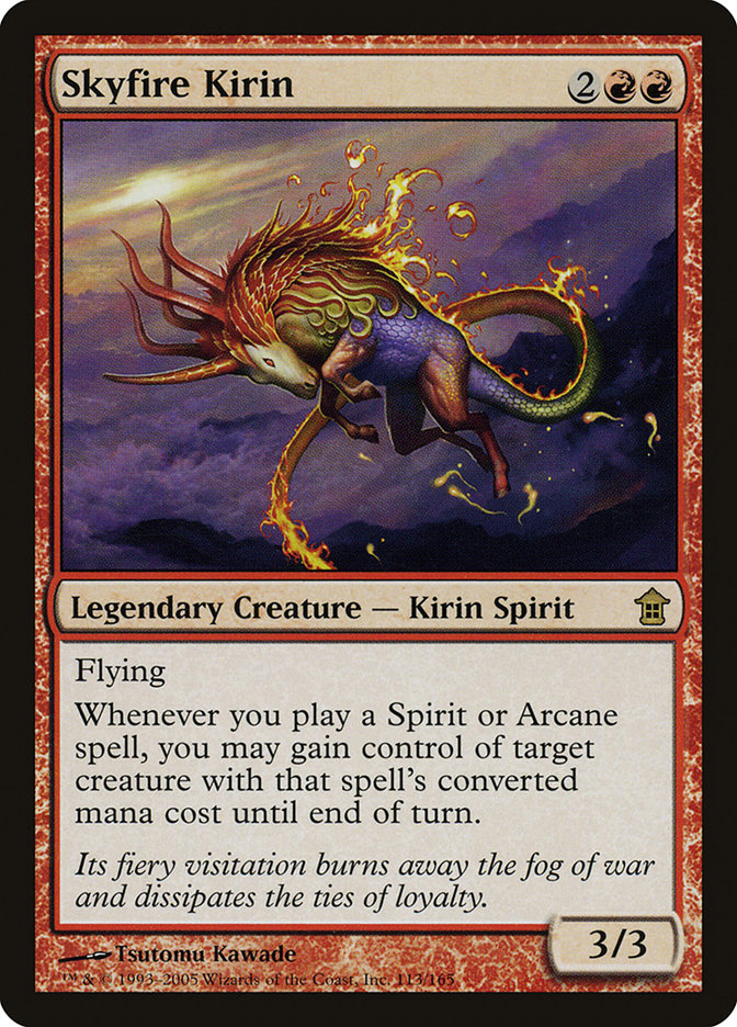 Skyfire Kirin 113/165 (Saviors of Kamigawa)  | Chromatic Games