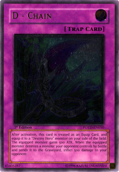 D - Chain [POTD-EN050] Ultimate Rare | Chromatic Games