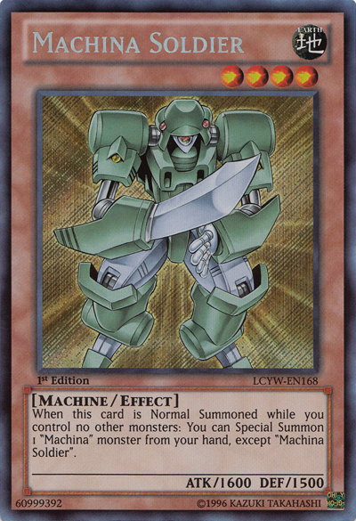 Machina Soldier [LCYW-EN168] Secret Rare | Chromatic Games