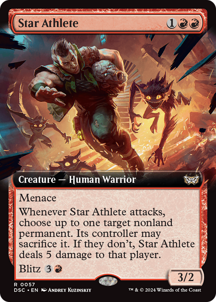 Star Athlete (Extended Art) [Duskmourn: House of Horror Commander] | Chromatic Games