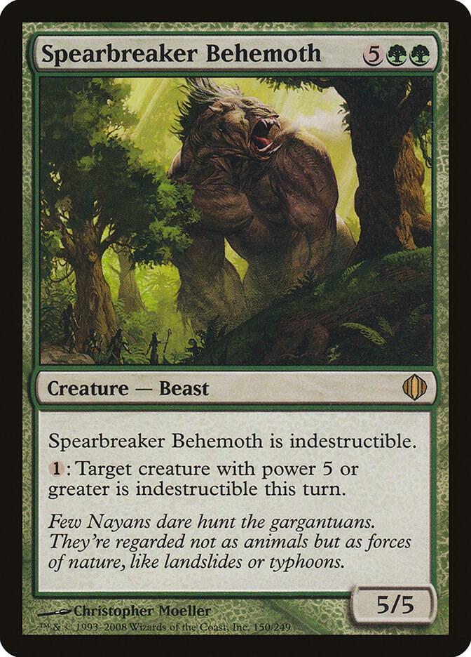 Spearbreaker Behemoth 150/249 (Shards of Alara)  - Foil | Chromatic Games