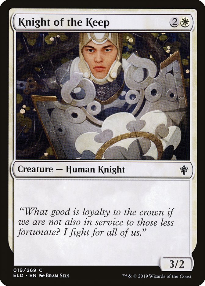 Knight of the Keep 19/269 (Throne of Eldraine)  | Chromatic Games