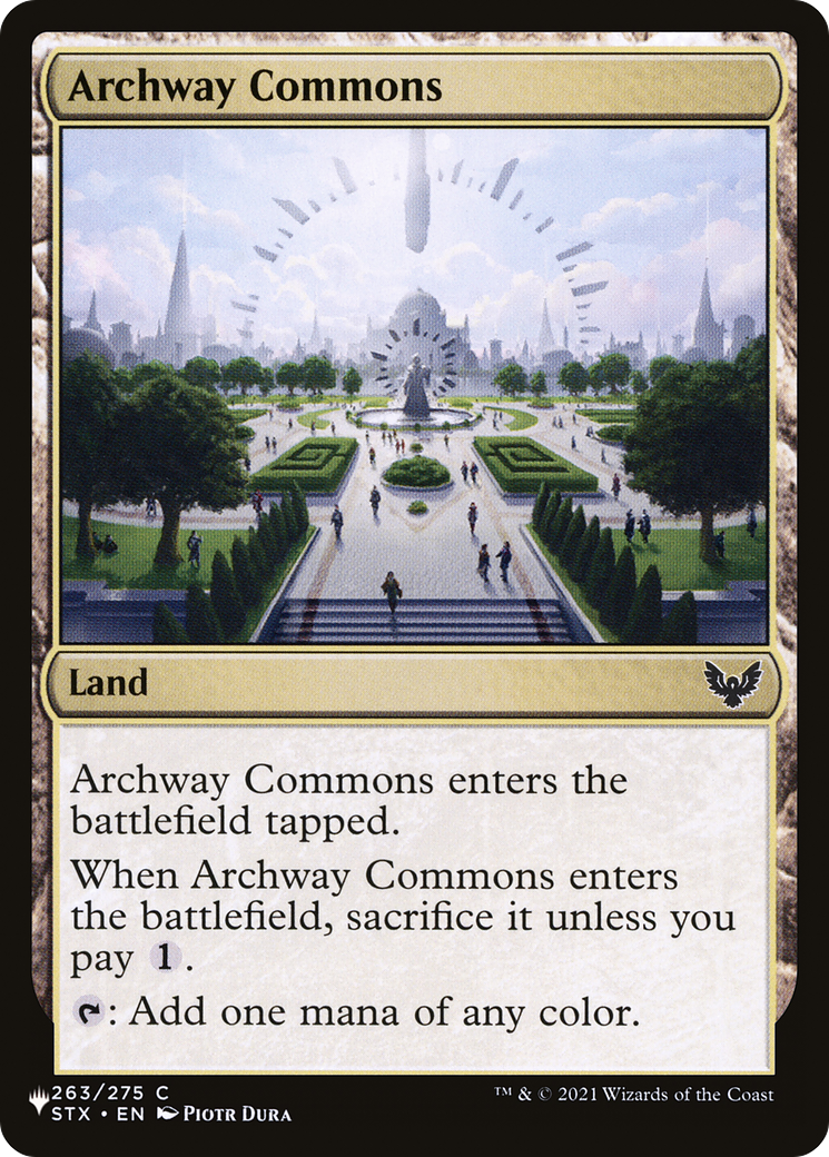 Archway Commons [The List Reprints] | Chromatic Games