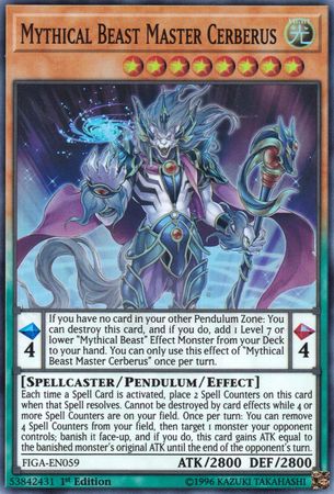 Mythical Beast Master Cerberus [FIGA-EN059] Super Rare | Chromatic Games