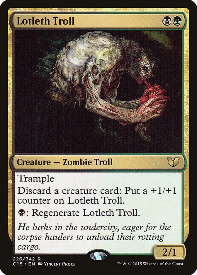 Lotleth Troll 226/342 (Commander 2015)  | Chromatic Games