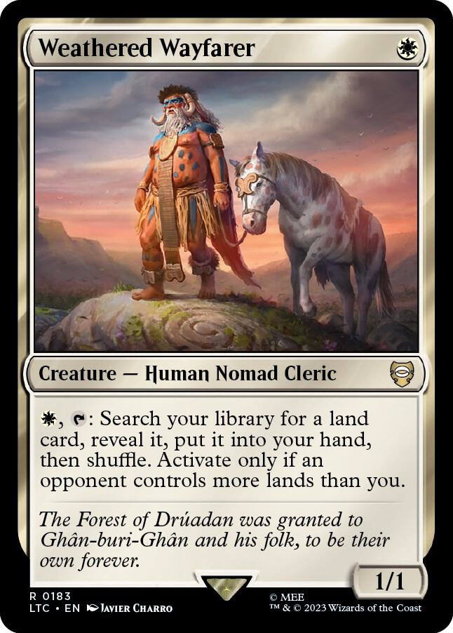 Weathered Wayfarer 183 (Commander: The Lord of the Rings: Tales of Middle-earth)  | Chromatic Games