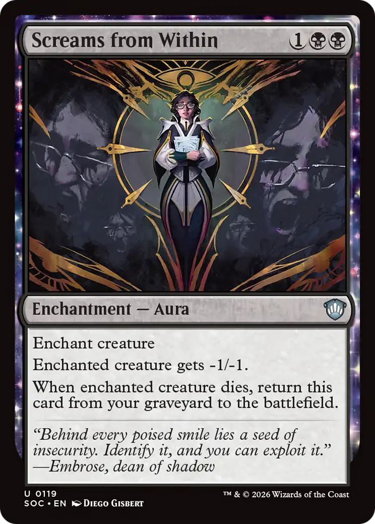 Screams from Within [Secrets of Strixhaven Commander] | Chromatic Games