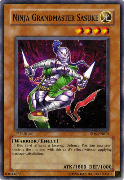 Ninja Grandmaster Sasuke [SD5-EN015] Common | Chromatic Games
