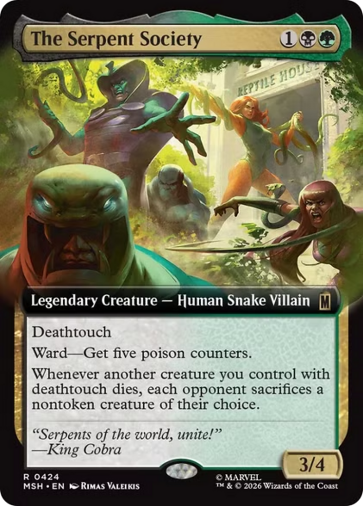 The Serpent Society (Extended Art) [Marvel Super Heroes] | Chromatic Games