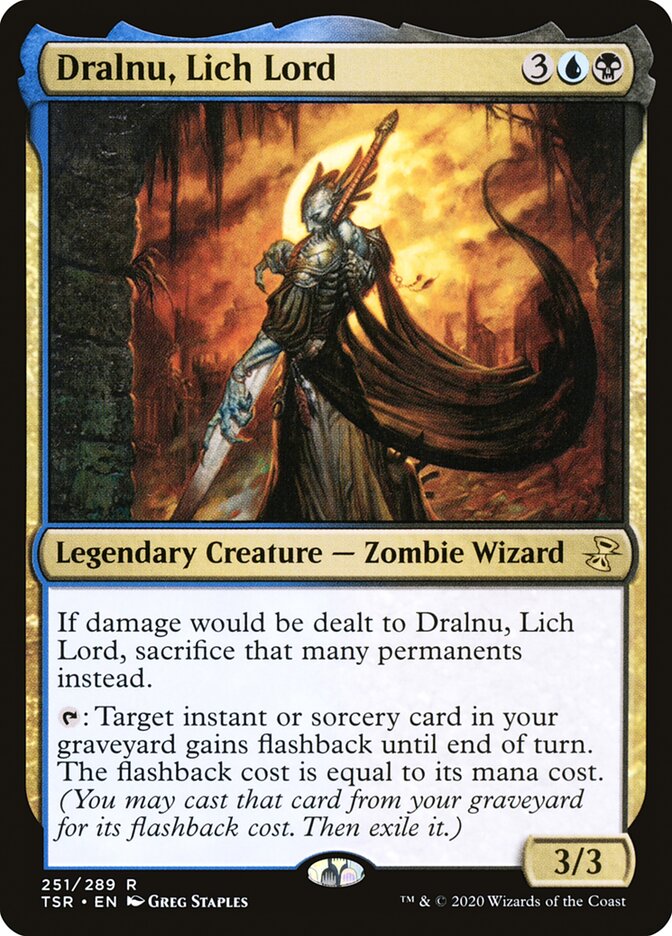 Dralnu, Lich Lord 251/289 (Time Spiral: Remastered)  | Chromatic Games