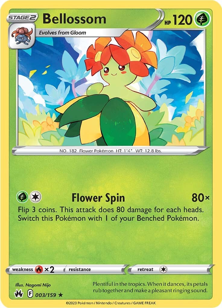 Bellossom (003/159) [Sword & Shield: Crown Zenith] | Chromatic Games