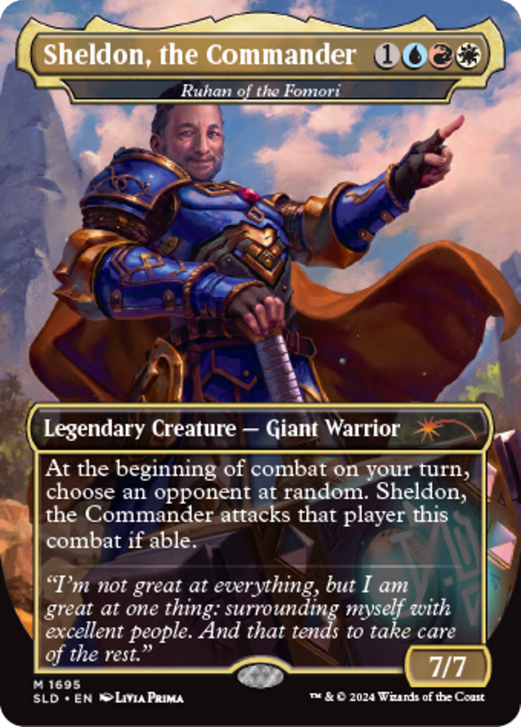 Ruhan of the Fomori - Sheldon, the Commander [Secret Lair: Sheldon's Spellbook] | Chromatic Games