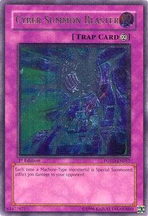 Cyber Summon Blaster [POTD-EN057] Ultimate Rare | Chromatic Games
