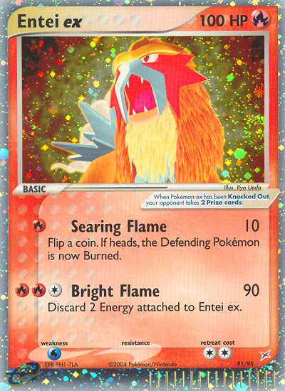 Entei ex (91/95) [EX: Team Magma vs Team Aqua] | Chromatic Games