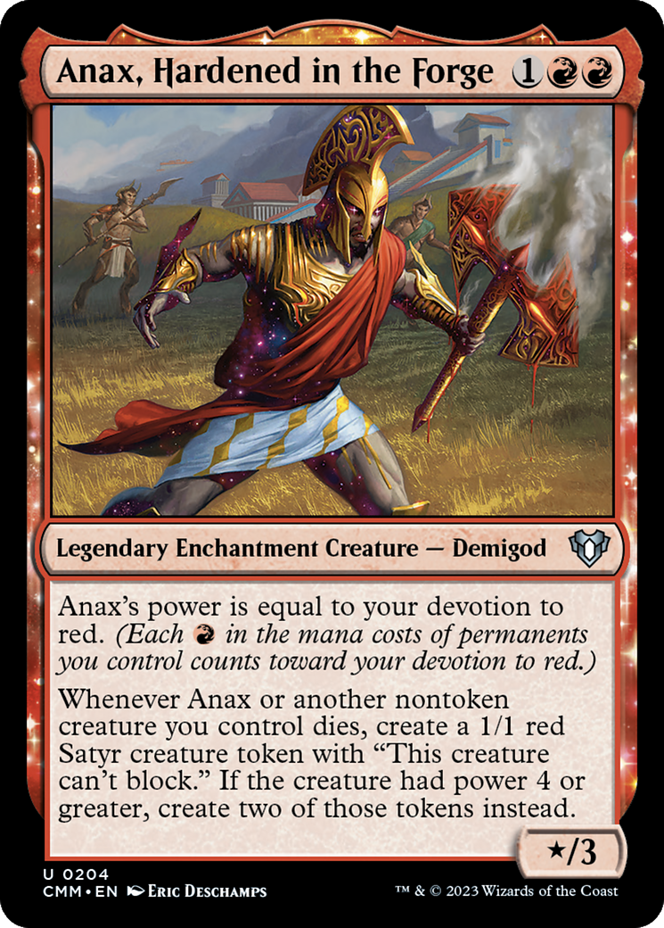 Anax, Hardened in the Forge [Commander Masters] | Chromatic Games