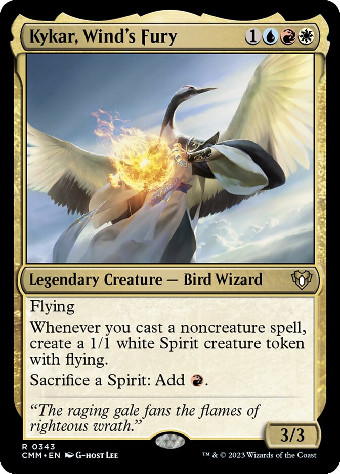 Kykar, Wind's Fury 343/451 (Commander Masters)  | Chromatic Games