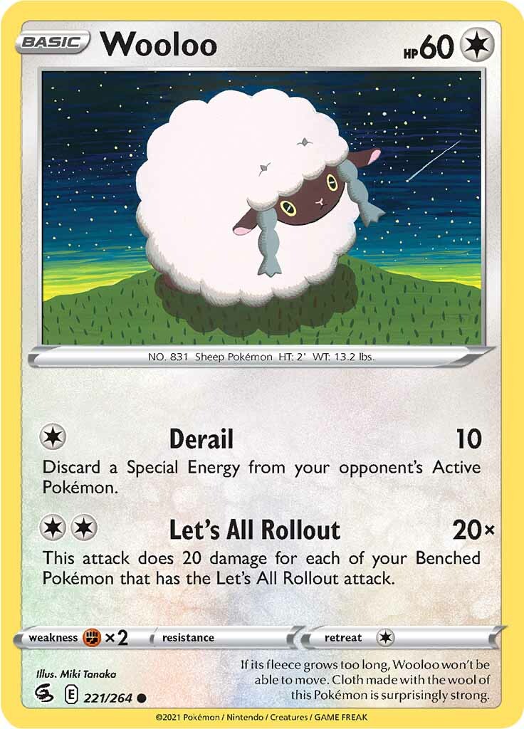 Wooloo (221/264) [Sword & Shield: Fusion Strike] | Chromatic Games