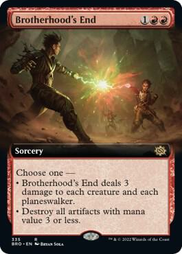 Brotherhood's End Extended Art 335/287 (The Brothers' War)  | Chromatic Games