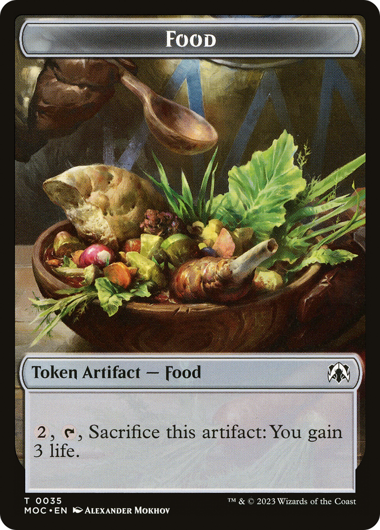 Food Token [March of the Machine Commander Tokens] | Chromatic Games