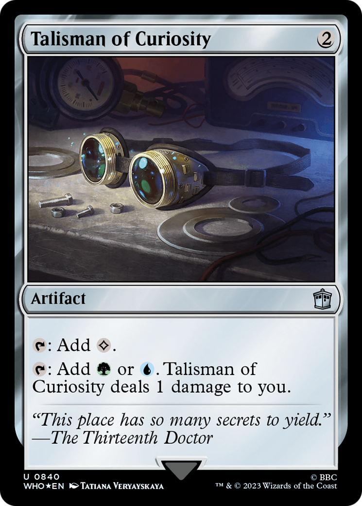 Talisman of Curiosity (Surge Foil) [Doctor Who] | Chromatic Games