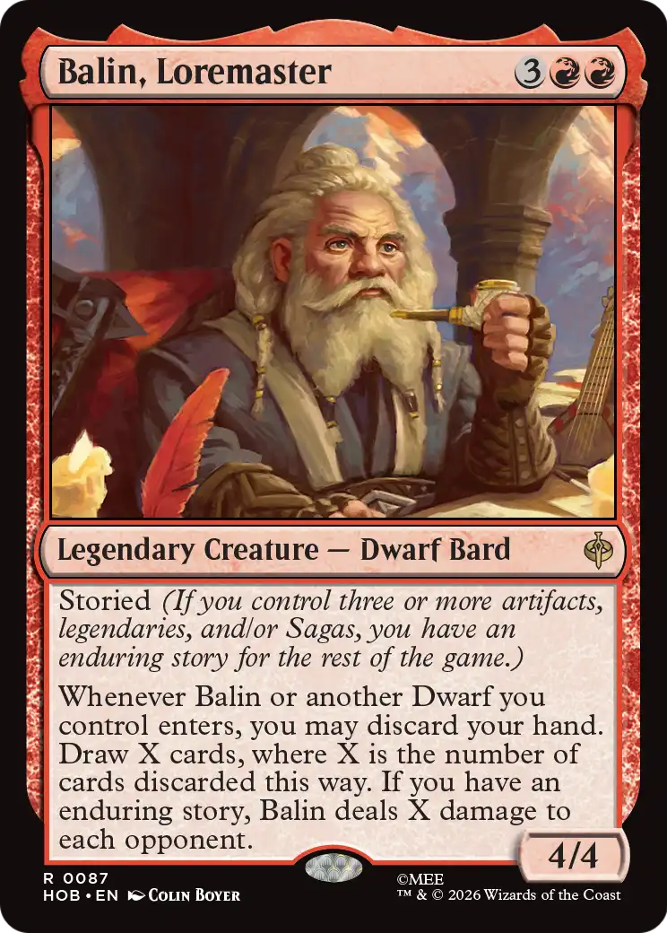 Balin, Tremaster [The Hobbit] | Chromatic Games