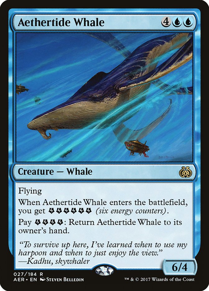 Aethertide Whale 27/184 (Aether Revolt)  | Chromatic Games