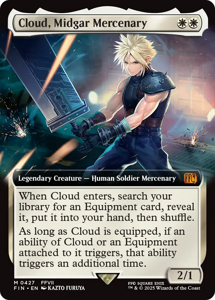 Cloud, Midgar Mercenary (Extended Art) [FINAL FANTASY] | Chromatic Games