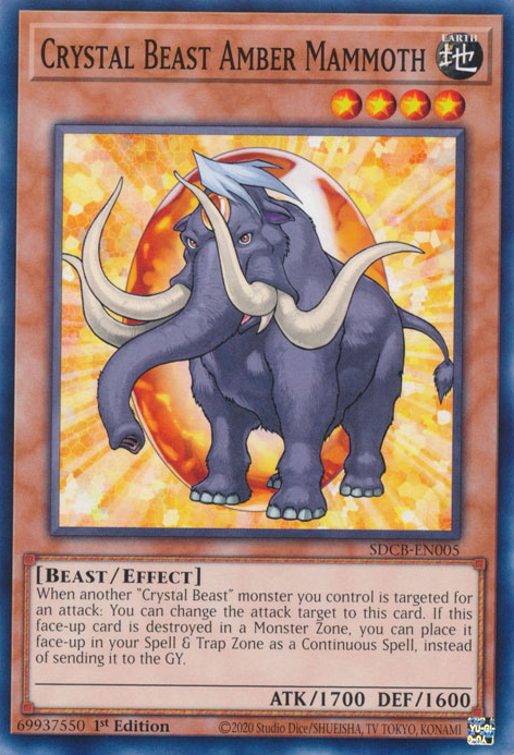 Crystal Beast Amber Mammoth [SDCB-EN005] Common | Chromatic Games
