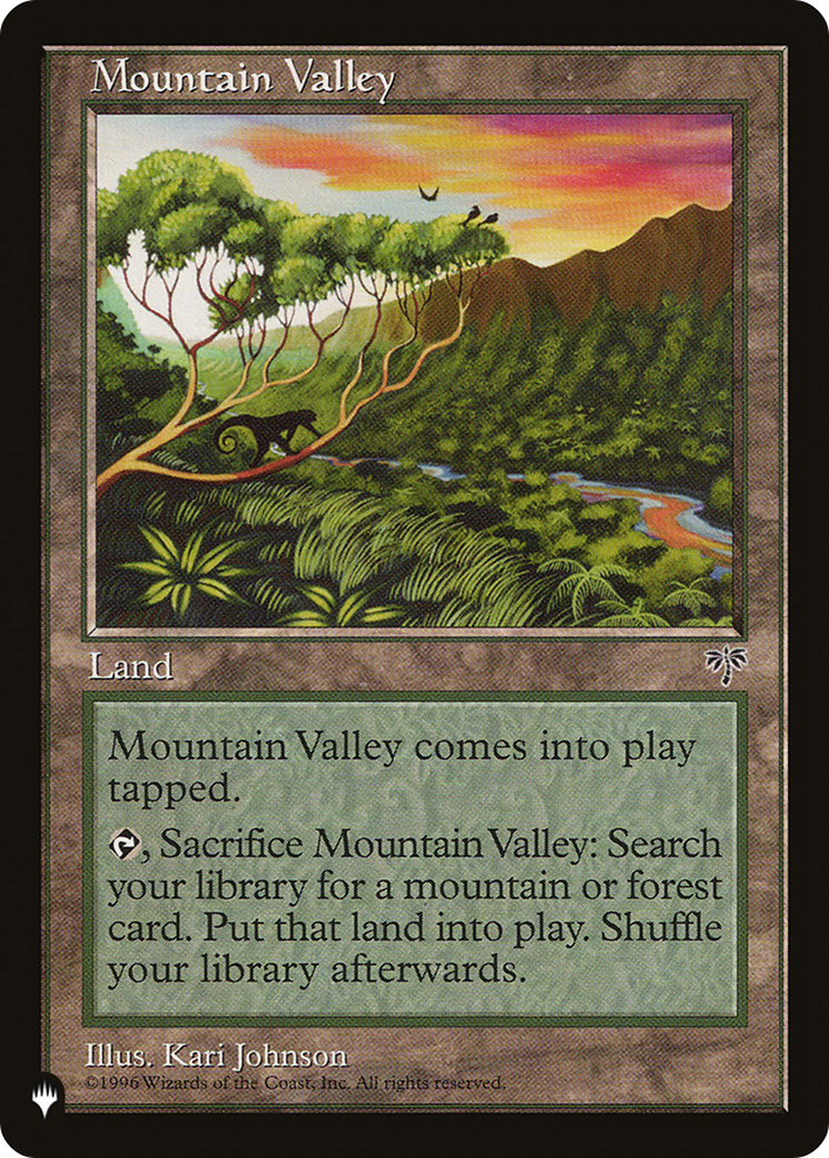 Mountain Valley [The List Reprints] | Chromatic Games